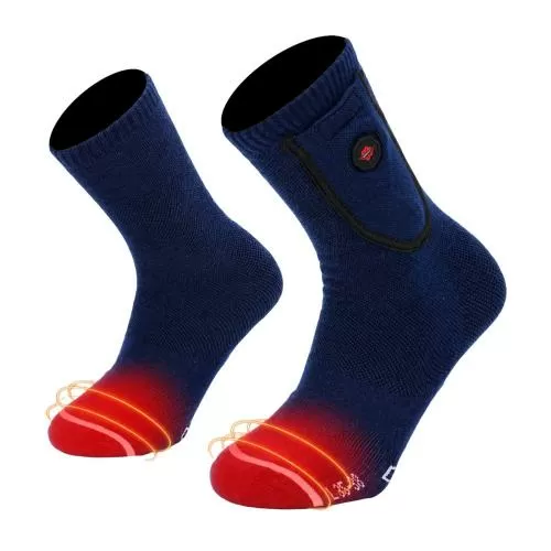 WohligWarm Heated Socks with Battery – Short + 2 Extra Batteries