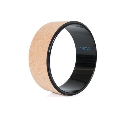 Gymstick Active Yoga Wheel - kork, schwarz