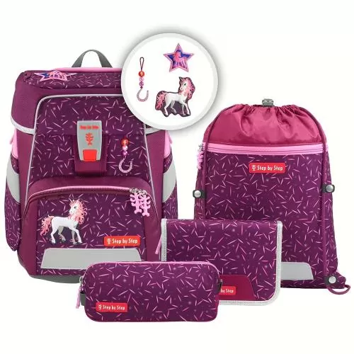 Step by Step Space Satchel Set "Pretty Unicorn Nuala", 5 pieces