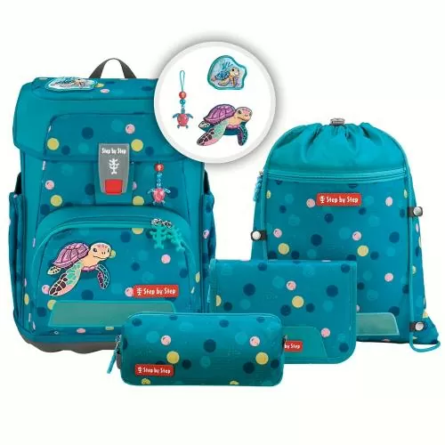 Step by Step Cloud "Turtle Josie" satchel set, 5 pieces