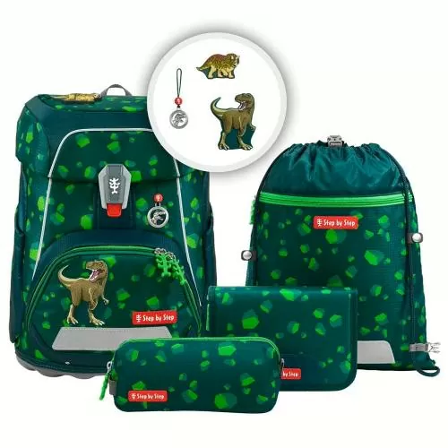 Step by Step Fit "Dino Targo" Satchel Set 5 Pieces