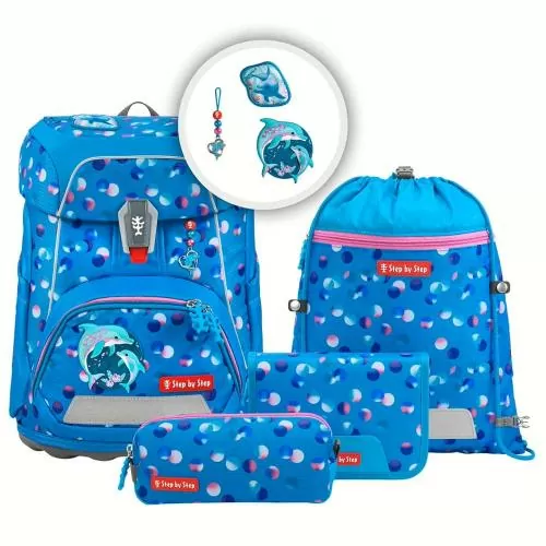 Step by Step Fit "Dolphin Finja" satchel set 5 pieces