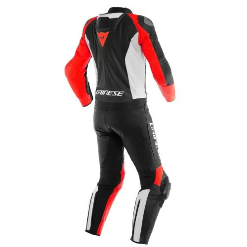 Dainese Leather suit 2 pcs. MISTEL - black matt-white-red