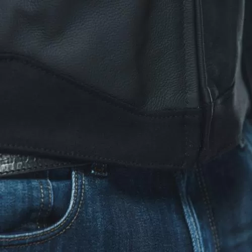 Dainese Leather Jacket Sportiva - black matt-white