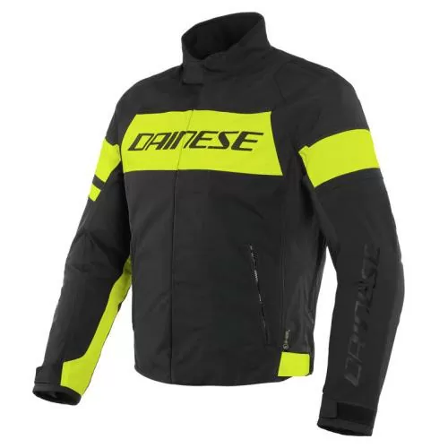 Dainese D-DRY jacket SAETTA - black-yellow fluo