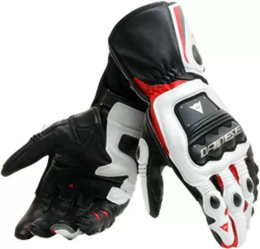 Dainese Gloves STEEL-PRO - black-white-red
