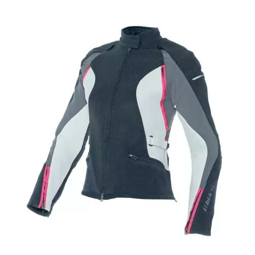Dainese Damen TEX Jacke ARYA - schwarz-grau-rosa