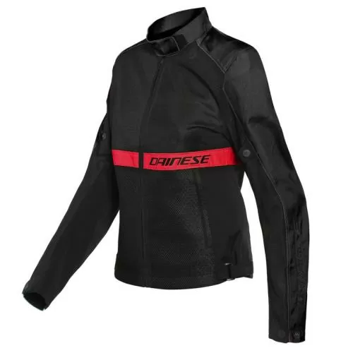 Dainese RIBELLE AIR Lady TEX Jacket - black-red