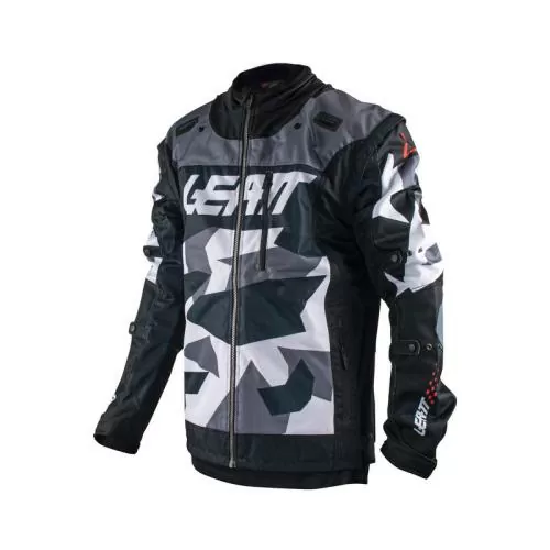 Leatt Jacke 4.5 X-Flow Camo - schwarz-grau-schwarz