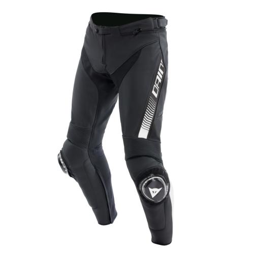 Dainese Lederhose Super Speed - schwarz-weiss (Grösse: 58)