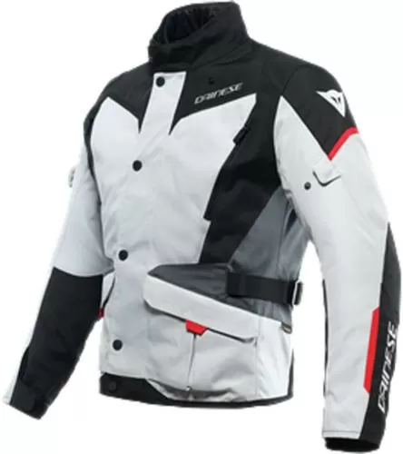 Dainese D-DRY Jacke TEMPEST 3 - grau-schwarz-rot