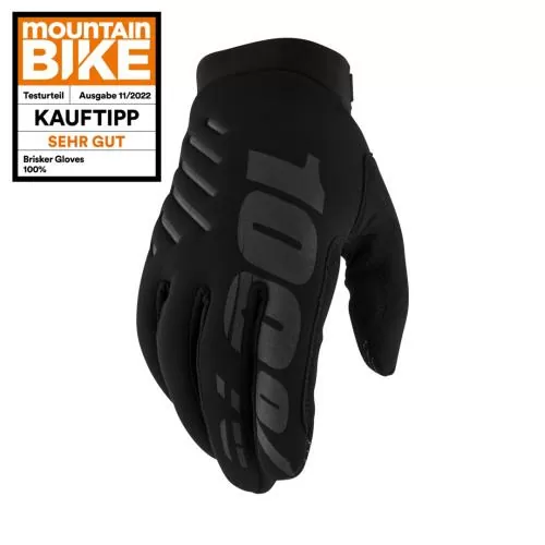 100percent 100% Brisker Gloves Black - schwarz