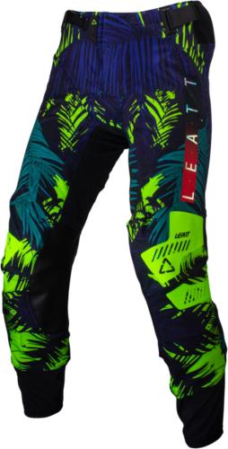 Leatt Pant Moto 5.5 I.K.S Jungle schwarz-lime-blau