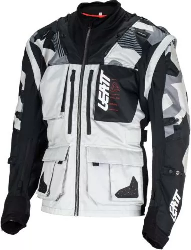 Leatt Jacket Moto 5.5 Enduro Forge grau-schwarz-rot