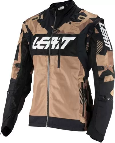Leatt Jacket Moto 4.5 X-Flow Stone braun-schwarz-weiss