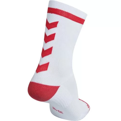 Hummel Elite Indoor Sock Low - white/true red