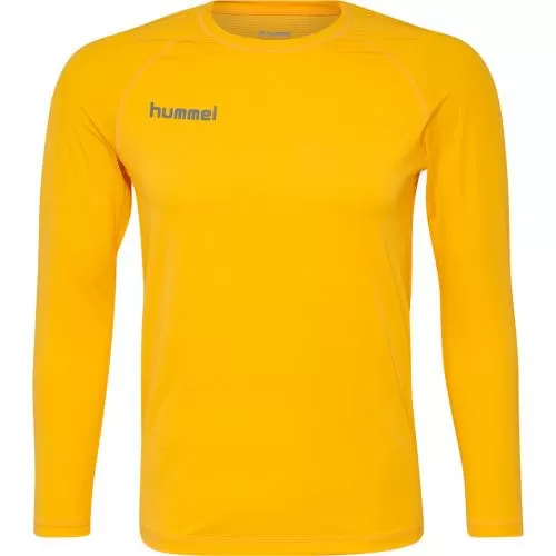 Hummel Hml First Performance Kids Jers L/S - sports yellow