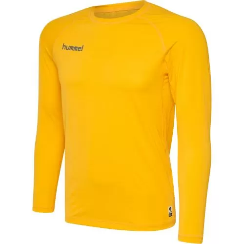 Hummel Hml First Performance Kids Jers L/S - sports yellow