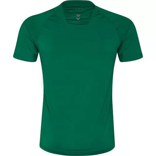 Hummel Hml First Performance Kids Jers S/S - evergreen