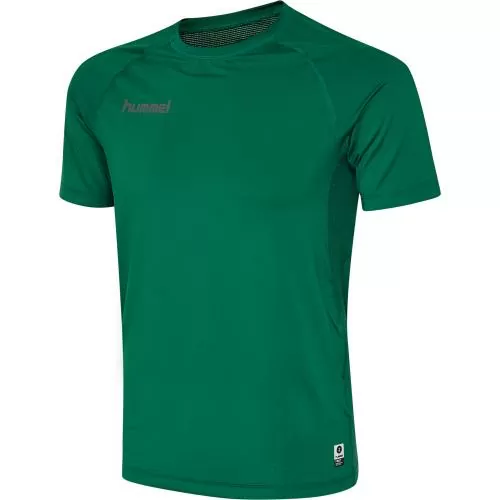 Hummel Hml First Performance Kids Jers S/S - evergreen
