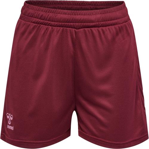 Hummel Hmlactive Pl Shorts Woman - burgundy