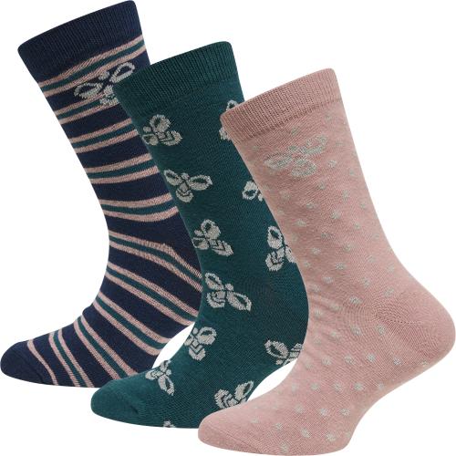 Einzelstück Hummel Hmlalfie Sock 3-Pack - woodrose (Grösse: 24-27)