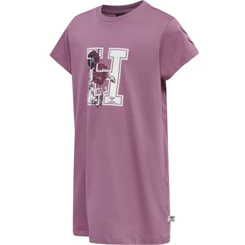 Hummel Hmlarchitecture T-Shirt Dress S/S - bordeaux