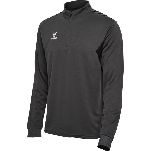 Hummel Hmlauthentic Half Zip Sweat - asphalt