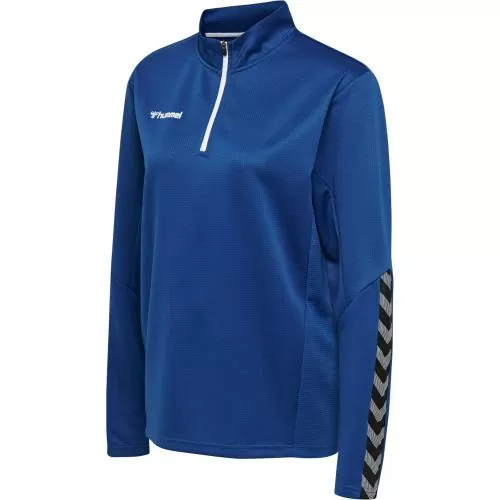 Hummel Hmlauthentic Half Zip Sweatshirt Woman - true blue