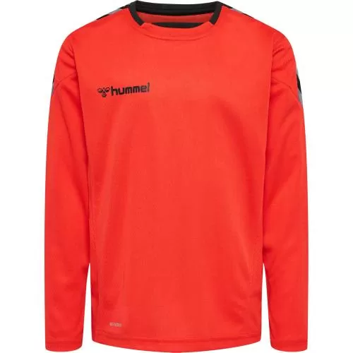 Hummel Hmlauthentic Kids Poly Jersey L/S - fire red
