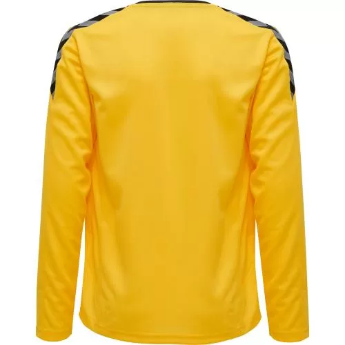 Hummel Hmlauthentic Kids Poly Jersey L/S - sports yellow/black