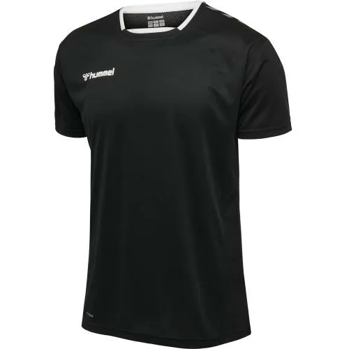 Hummel Hmlauthentic Kids Poly Jersey S/S - black/white