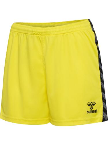 Hummel Hmlauthentic Pl Shorts Woman - blazing yellow