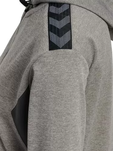 Hummel Hmlauthentic Pl Zip Hoodie Woman - grey melange