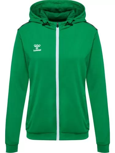 Hummel Hmlauthentic Pl Zip Hoodie Woman - jelly bean
