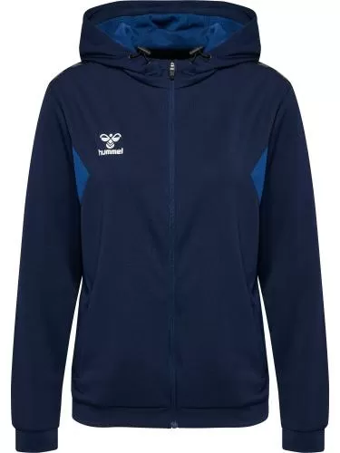 Hummel Hmlauthentic Pl Zip Hoodie Woman - marine
