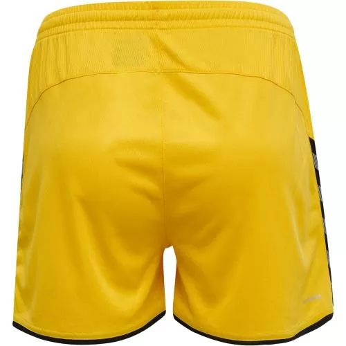 Hummel Hmlauthentic Poly Shorts Woman - sports yellow/black