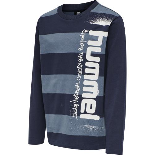 Hummel Hmlbenni T-Shirt L/S - china blue (Grösse: 128)