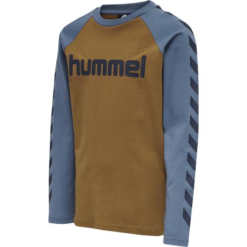 Hummel Hmlboys T-Shirt L/S - rubber/china blue (Grösse: 176)
