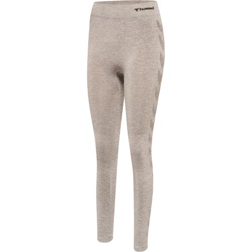 Hummel Hmlci Seamless Mid Waist Tights - driftwood melange (Grösse: XS)