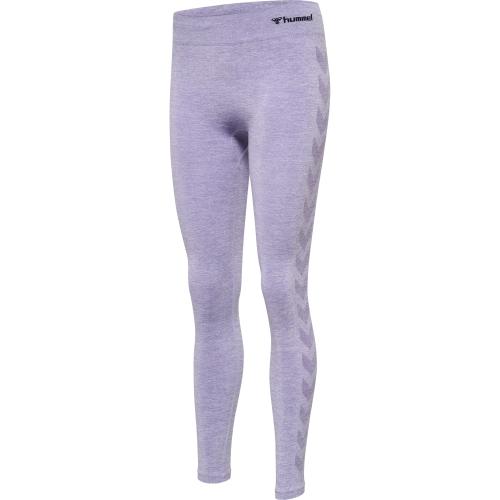 Hummel Hmlci Seamless Mid Waist Tights - lavender melange (Grösse: S)
