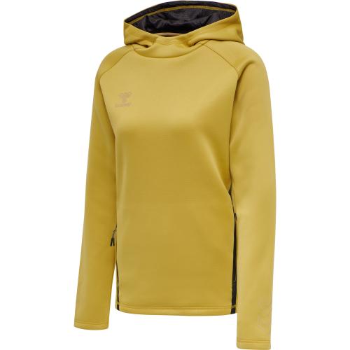 Hummel Hmlcima Xk Hoodie Woman – antique gold (Grösse: XS)
