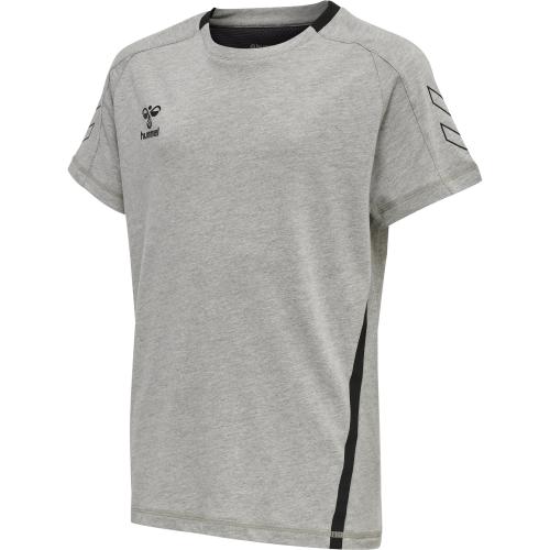 Hummel Hmlcima Xk T-Shirt S/S Kids - grey melange (Grösse: 176)