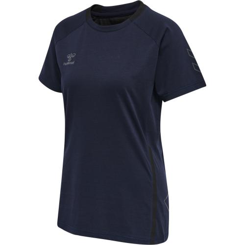 Hummel Hmlcima Xk T-Shirt S/S Woman – marine (Grösse: S)