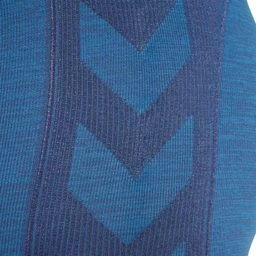 Hummel Hmlclea Seamless Mid Waist Tights - riviera/insignia blue melange