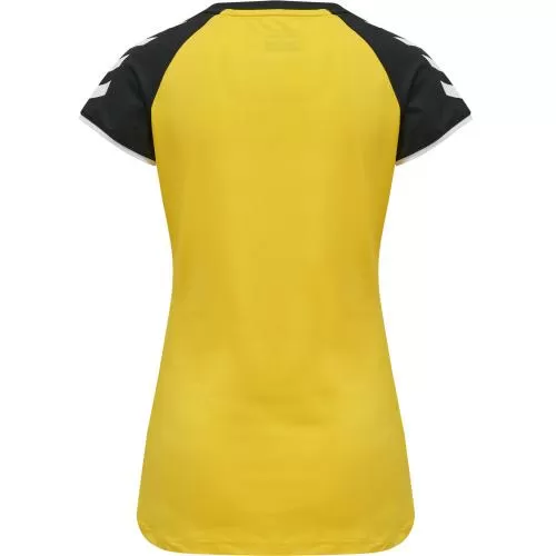 Hummel Hmlcore Volley Stretch Tee Wo - blazing yellow