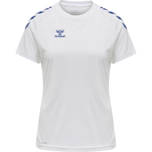 Hummel Hmlcore Xk Core Poly T-Shirt S/S Woman - white/true blue