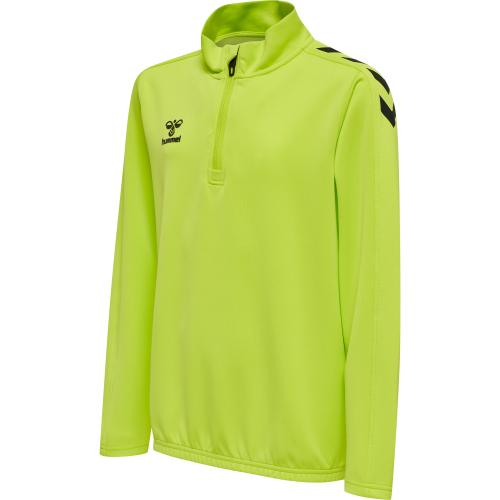 Hummel Hmlcore Xk Half Zip Poly Sweat Kids - lime popsicle (Grösse: 176)