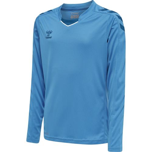 Hummel Hmlcore Xk Poly Jersey L/S Kids – blue danube (Grösse: 116)