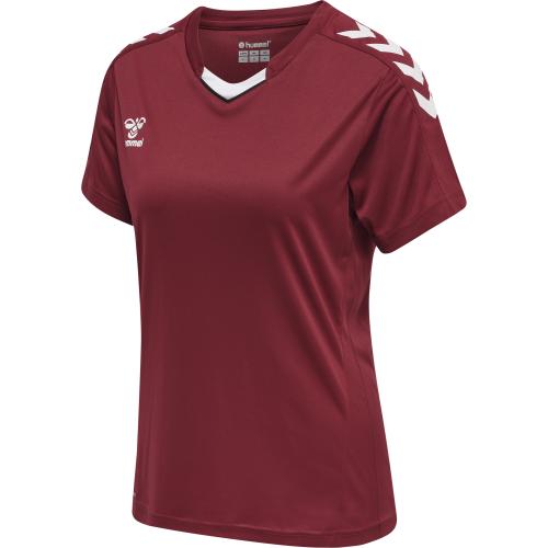 Hummel Hmlcore Xk Poly Jersey S/S Woman - maroon (Grösse: XL)